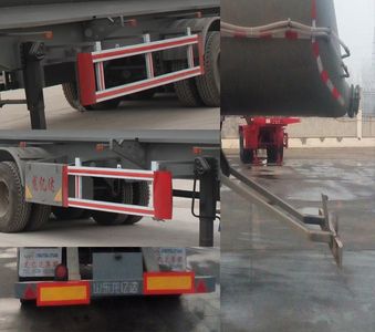 Yuntuo brand automobile CYL9403GFL Medium density powder material transportation semi-trailer