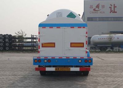 Changhua  HCH9401GDYB Low temperature liquid transport semi-trailer