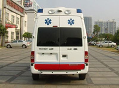 Jiangling Quanshun brand automobiles JX5049XJHMCC ambulance