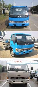 Jianghuai brand automobiles HFC5084CCYP92K2C4 Grate type transport vehicle