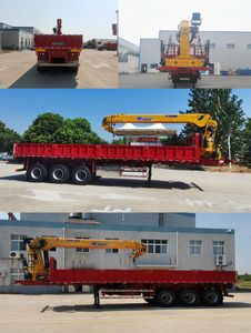 Xiangqi Automobile JDV9402JSQ Truck mounted lifting and transportation of semi-trailers