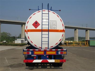 Huanghai  DD9409GRY Flammable liquid tank transport semi-trailer