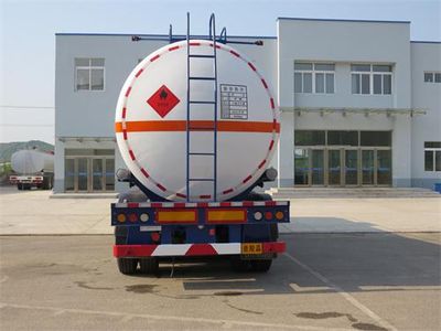 Huanghai  DD9409GRY Flammable liquid tank transport semi-trailer