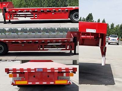 Hengyu Business Brand Automobile FYD9401TDP Low flatbed semi-trailer