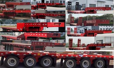 Hengyu Business Brand Automobile FYD9401TDP Low flatbed semi-trailer