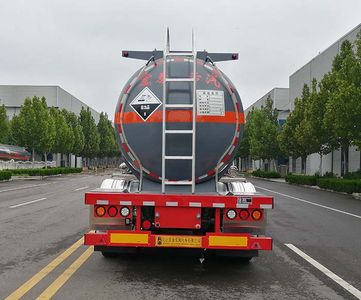 Zhengkang Hongtai brand automobiles HHT9400GFWB Tank transport semi-trailer for corrosive substances