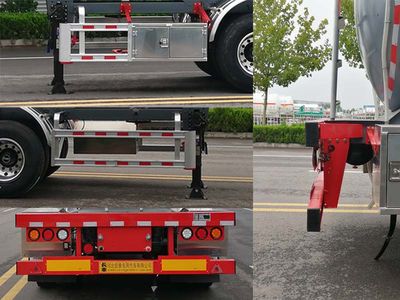 Zhengkang Hongtai brand automobiles HHT9400GFWB Tank transport semi-trailer for corrosive substances