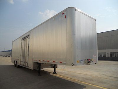 Shengtong brand automobile CSH9351XXY Aluminum alloy box transport semi-trailer