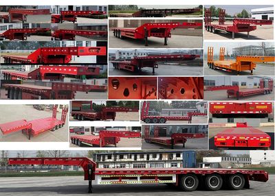 Haoqian  LXT9403TDP Low flatbed semi-trailer