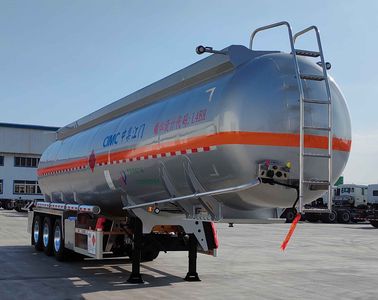 CIMC ZJV9404GRYJMA Flammable liquid tank transport semi-trailer