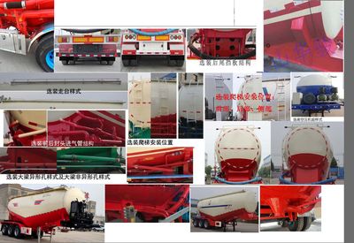 Zhuangyu  ZYC9400GXH Lower ash semi-trailer