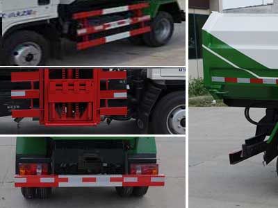 Zhongqi Liwei brand automobiles HLW5042ZZZB Hydraulic Lifter Garbage truck 