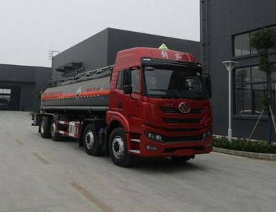 Zhongqi Liwei brand automobiles HLW5313GFW5CA Tank transport vehicle for corrosive substances