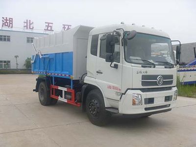 Huatong brand automobiles HCQ5161ZDJDL5 Compressed docking garbage truck