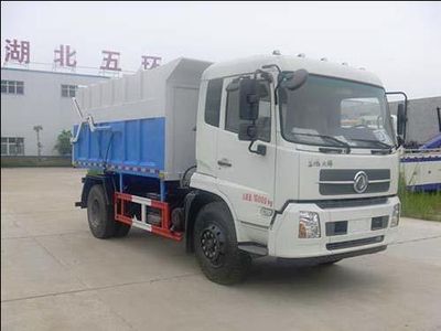 Huatong brand automobiles HCQ5161ZDJDL5 Compressed docking garbage truck