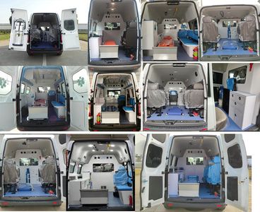 Jiangling Quanshun brand automobiles JX5036XJHZJ6 ambulance