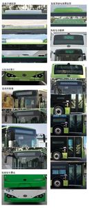 BYD  BYD6122B2EV2 Pure electric low entry city buses