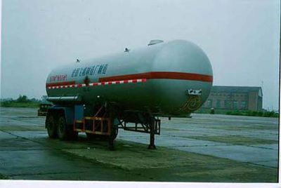 Hongtu HT9281GYQSemi trailer for liquefied gas transportation