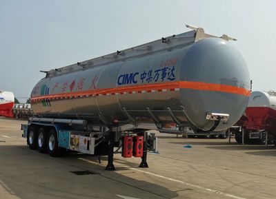 Mastercard SDW9407GRY Aluminum alloy flammable liquid tank transport semi-trailer