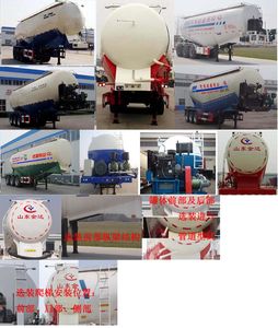 Liangyun brand automobile SLY9380GXH Lower ash semi-trailer