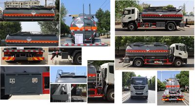 Zhongqi Liwei brand automobiles HLW5180GZWDF6 Miscellaneous dangerous goods tank transport vehicle