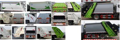 Yandi  SZD5185ZYS6 Compressed garbage truck