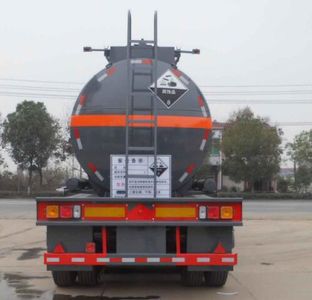 Zhongqi Liwei brand automobiles HLW9408GFW Tank transport semi-trailer for corrosive substances