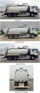 Zhongqi Liwei brand automobiles HLW5250GQW6Z Cleaning the suction truck