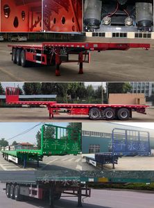 Yongsheng Automobile LYS9400TPBE Flat transport semi-trailer