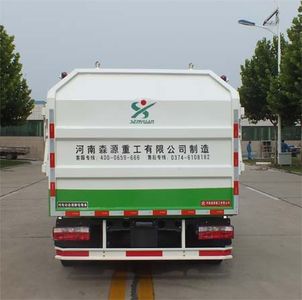 Senyuan  SMQ5071ZZZBEV Pure electric self loading and unloading garbage truck