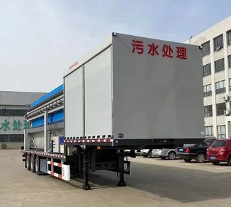 Da Jinli  TJZ9351XWC Sewage treatment semi-trailer