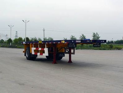 Huajun  ZCZ9110P Flat semi-trailer