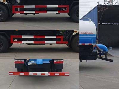 Huatong brand automobiles HCQ5083GXEE5 Septic suction truck