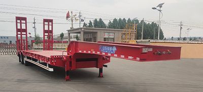 Chenlu  LJT9354TDP Low flatbed semi-trailer