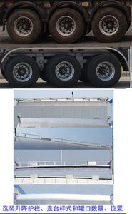 Shengrun  SKW9408GRYT Flammable liquid tank transport semi-trailer