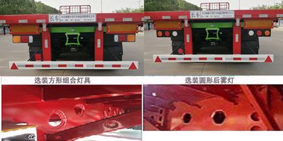 Chuanteng  HBS9401TP Flat semi-trailer