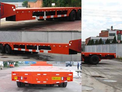 Qixing  QX9400TDP Low flatbed semi-trailer