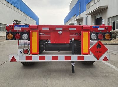 Tonghua  THT9402TWYE Transport semi-trailer of dangerous goods tank frame