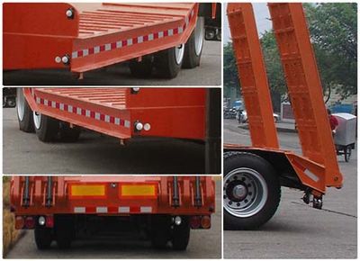 Chufei  CLQ9200TDP Low flatbed semi-trailer