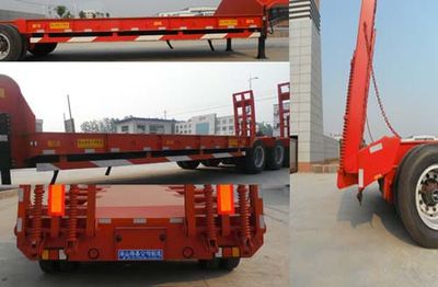 Yangjia  LHL9401TDPA Low flatbed semi-trailer