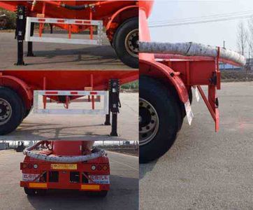 Honghe Beidou  SHB9406GFL Medium density powder material transportation semi-trailer