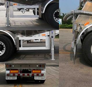 Shengrun  SKW9402GFLLZ Aluminum alloy medium density powder material transportation semi-trailer