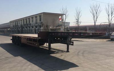 Zhongji Huashuo brand automobiles XHS9401TDP Low flatbed semi-trailer