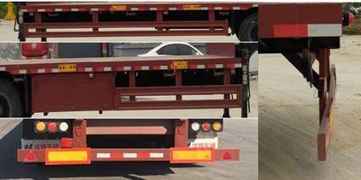 Zhongji Huashuo brand automobiles XHS9401TDP Low flatbed semi-trailer