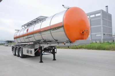 Hong Kong and Guangdong  HSD9401GRY Flammable liquid tank transport semi-trailer