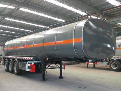 Shuangda  ZLQ9403GRYA Flammable liquid tank transport semi-trailer