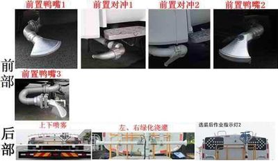 Zhonglian Automobile ZBH5182GQXBYABEV Pure electric cleaning vehicle