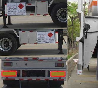 Yongqiang  YQ9343GRYDMA Flammable liquid tank transport semi-trailer