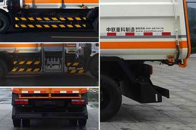 Zhonglian Automobile ZLJ5080ZZZDFE4 Hydraulic Lifter Garbage truck 