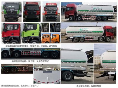 Lingyu  CLY5319GFLSX6 Low density powder material transport vehicle